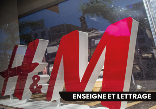 Enseigne et lettrage à Casablanca – VisualCom